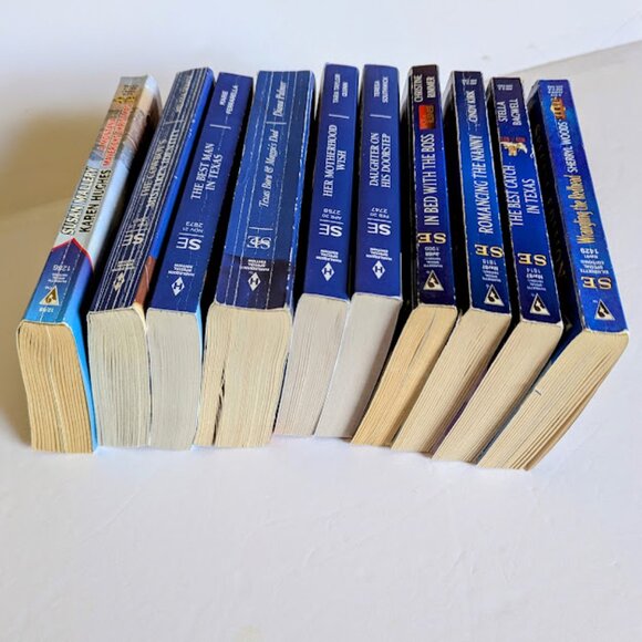 Harlequin Silhouette Special Edition Romance Set Lot 10 Small Cowboy Western - Picture 6 of 8